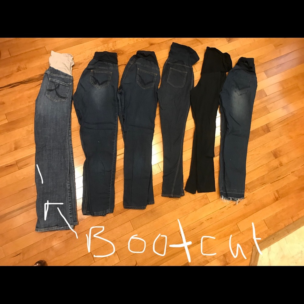 Lot of 6 maternity pants size small